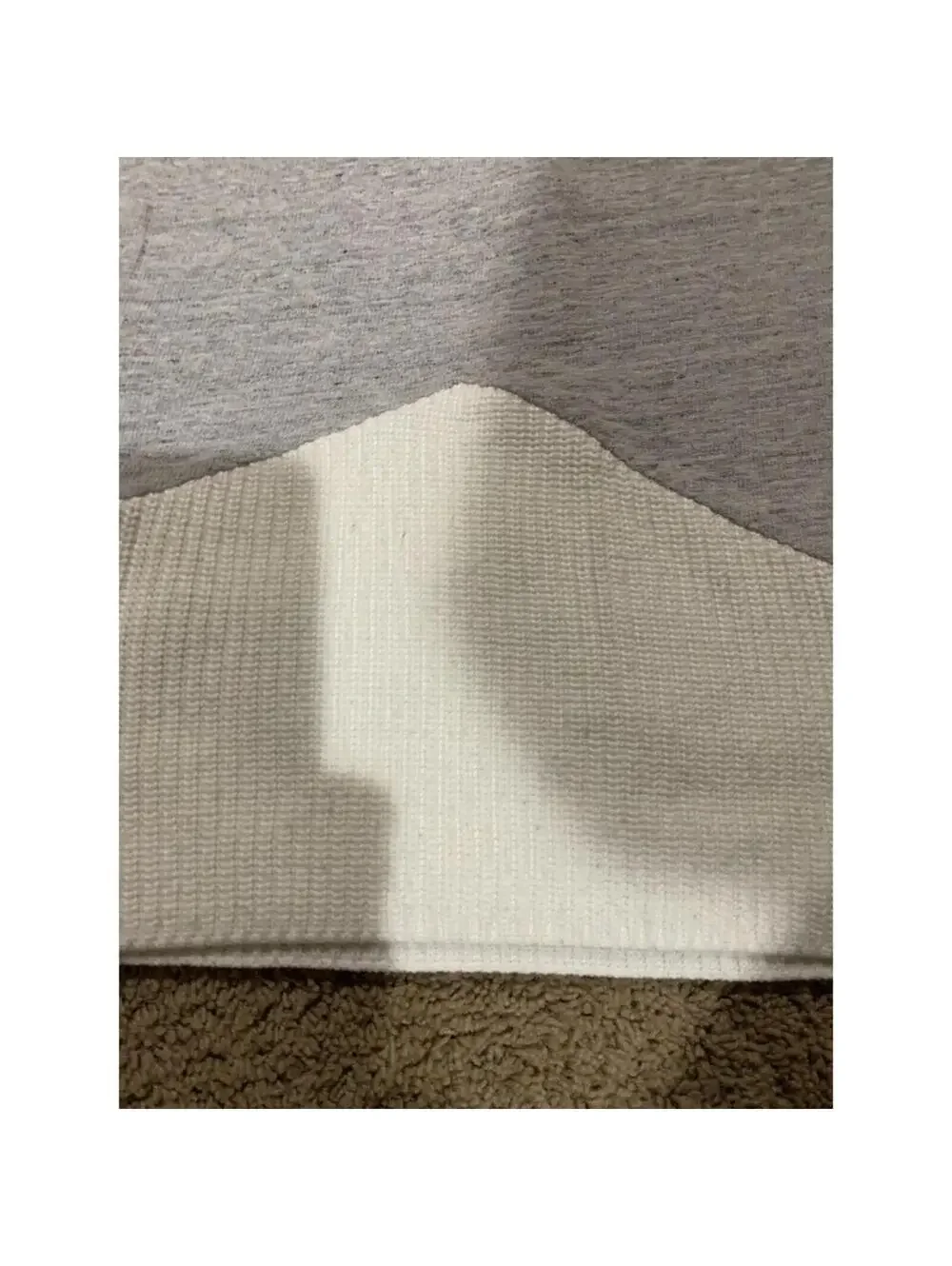 Women's ZARA short sleeve top tunic gray/ white S SMALL shirt